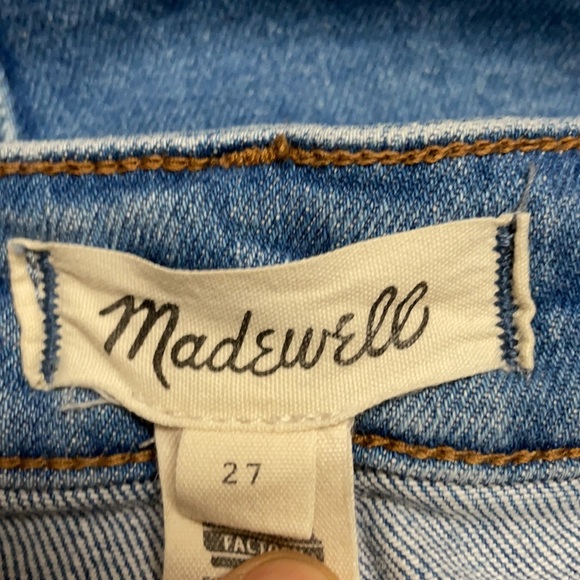 NWOT Madewell Jean Snap Down Skirt Sz 27 /Sz 4 - Picture 6 of 8